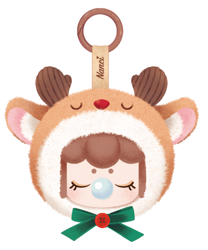 Nanci's Christmas Gift Plush Pendant