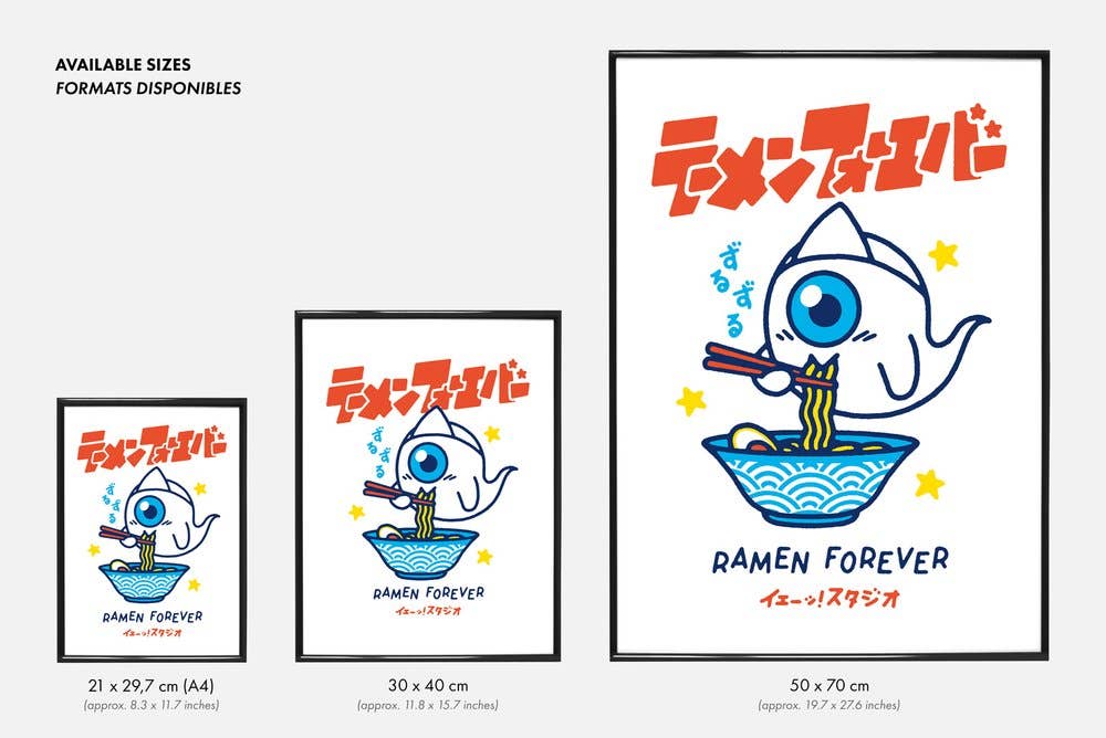 “Ramen Forever” poster (Format 30x40cm)