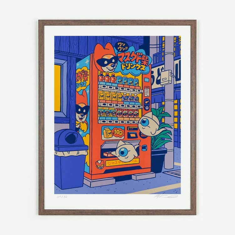 “Dinner in town 3" art print - Numbered limited edition