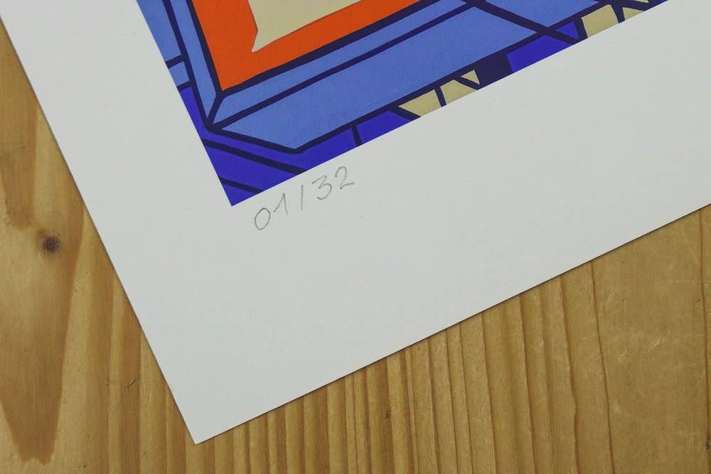 Art print “Dinner in town 1" - Numbered limited edition