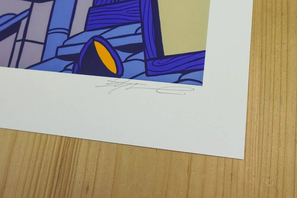 Art print “Dinner in town 4" - Numbered limited edition