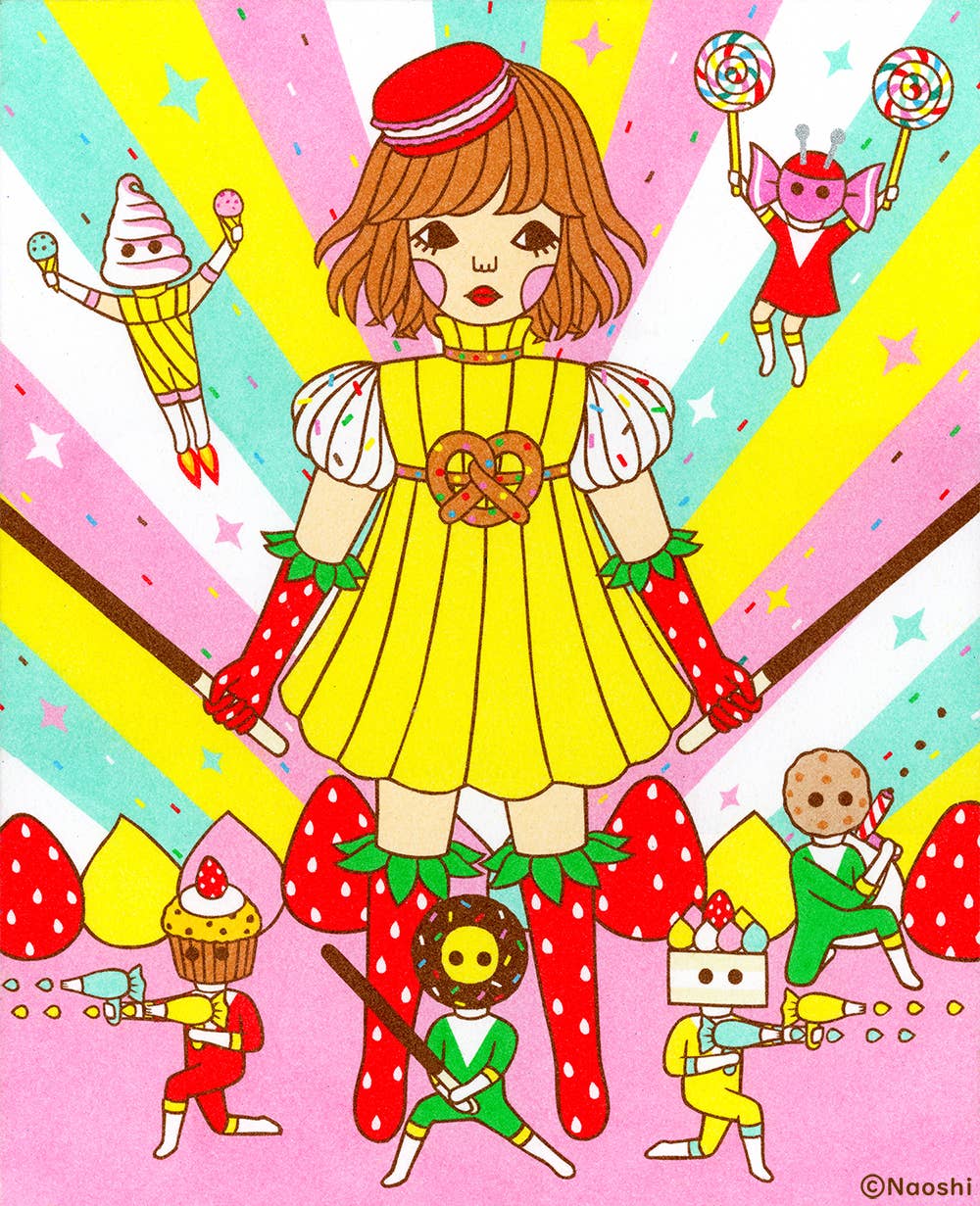 【13×19 Art Print】The Dessert Fighters
