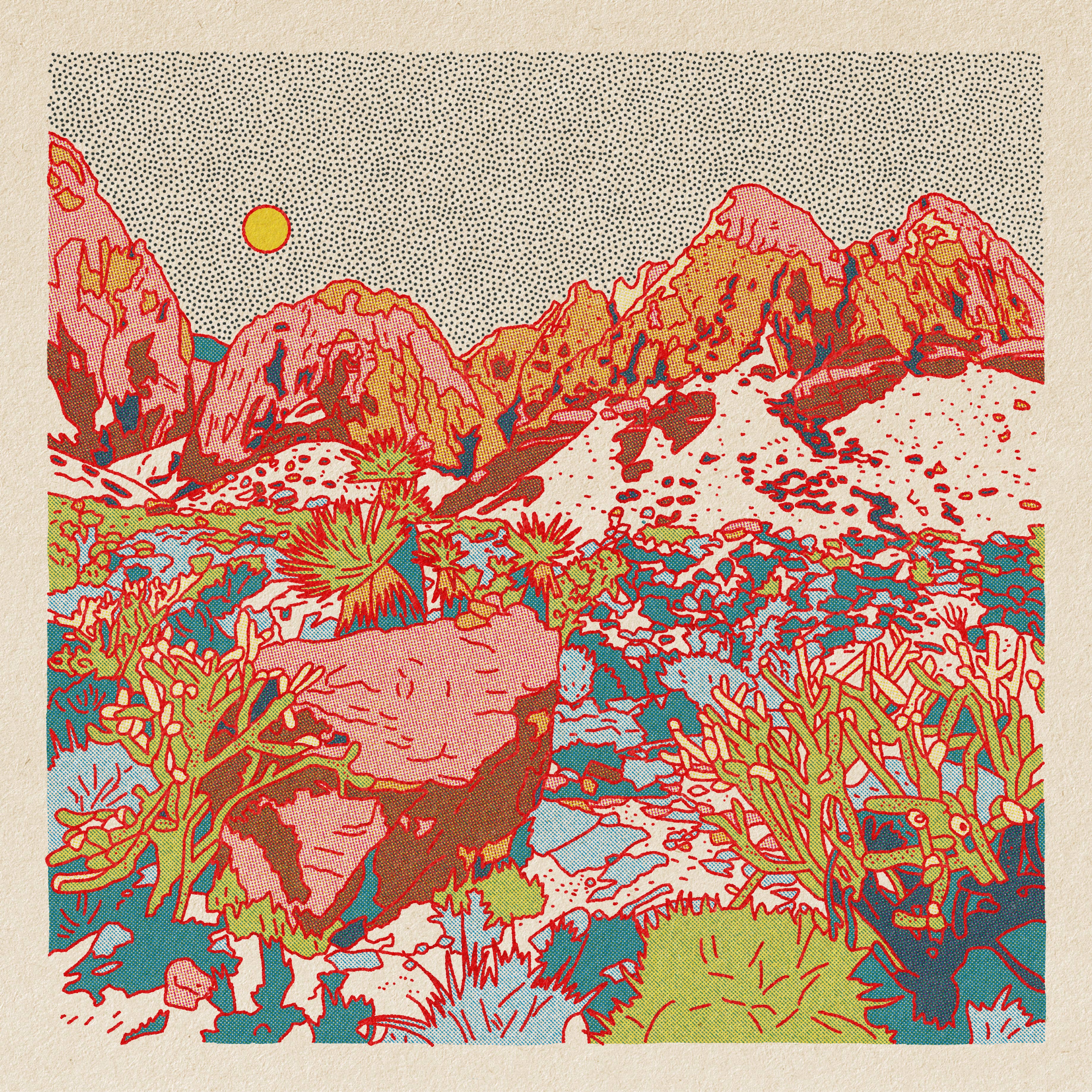 Desert Mountain #29 12"x12" Print