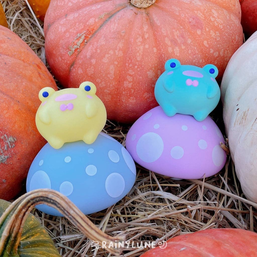 Frog Mushroom Coin Bank: Pink