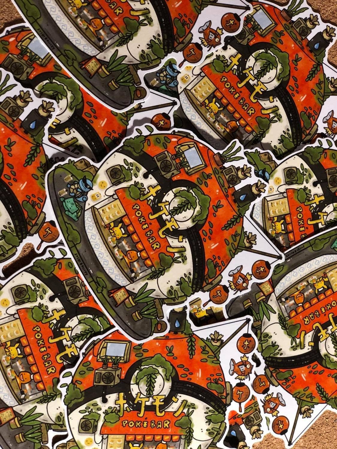 PokeBar Vinyl Sticker
