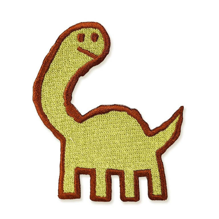 Long Neck Embroidered Patch