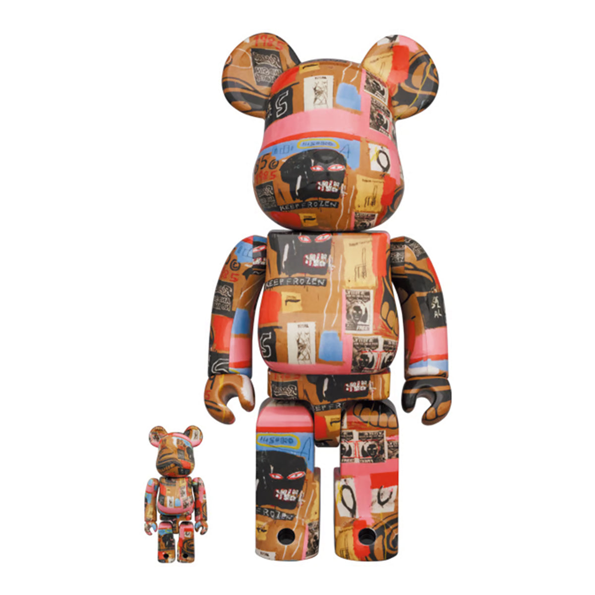Andy Warhol x Jean-Michael Basquiat #2 100% and 400% Set BE@RBRICK