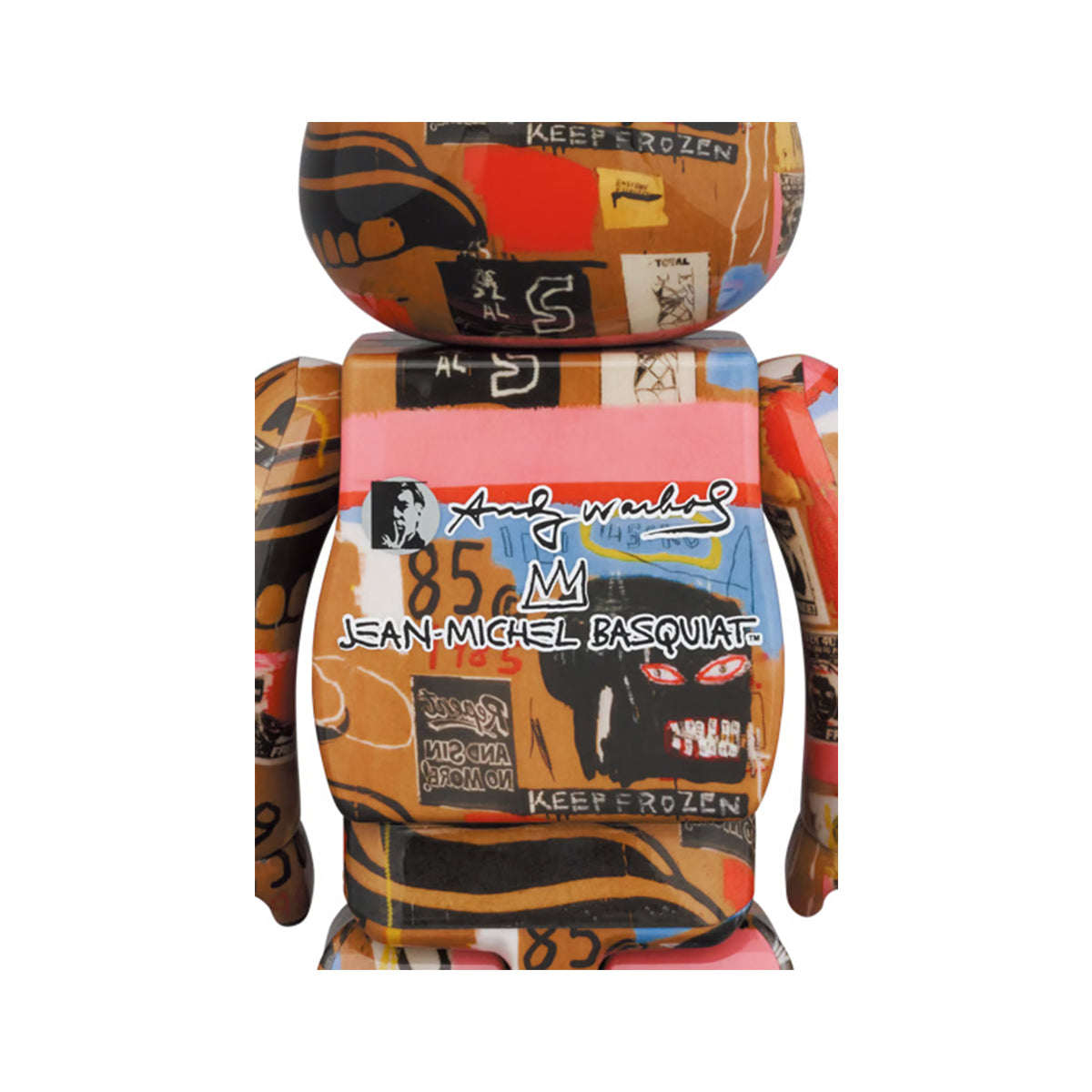 Andy Warhol x Jean-Michael Basquiat #2 100% and 400% Set BE@RBRICK