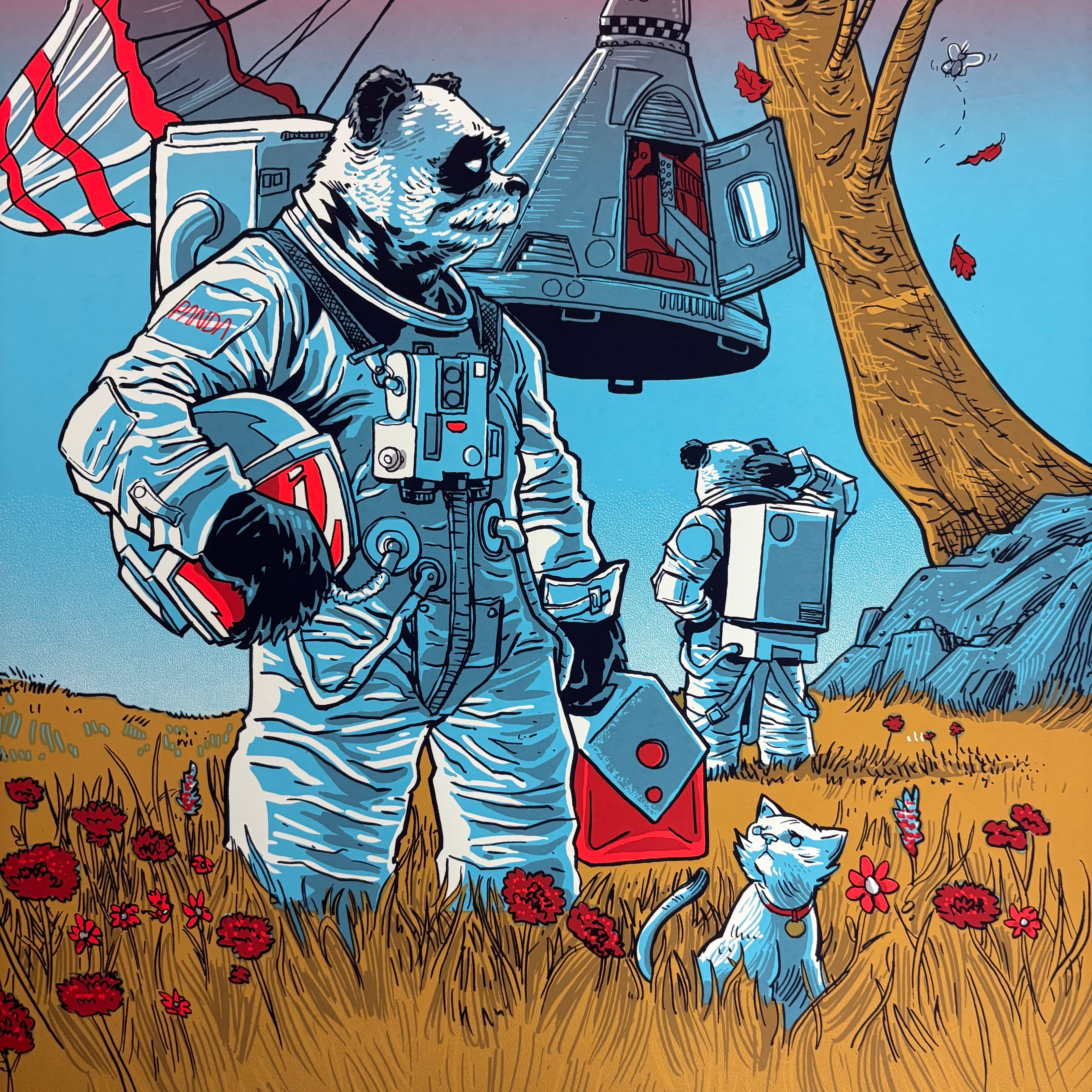 Astro-Pandas in Trouble by Tim Doyle