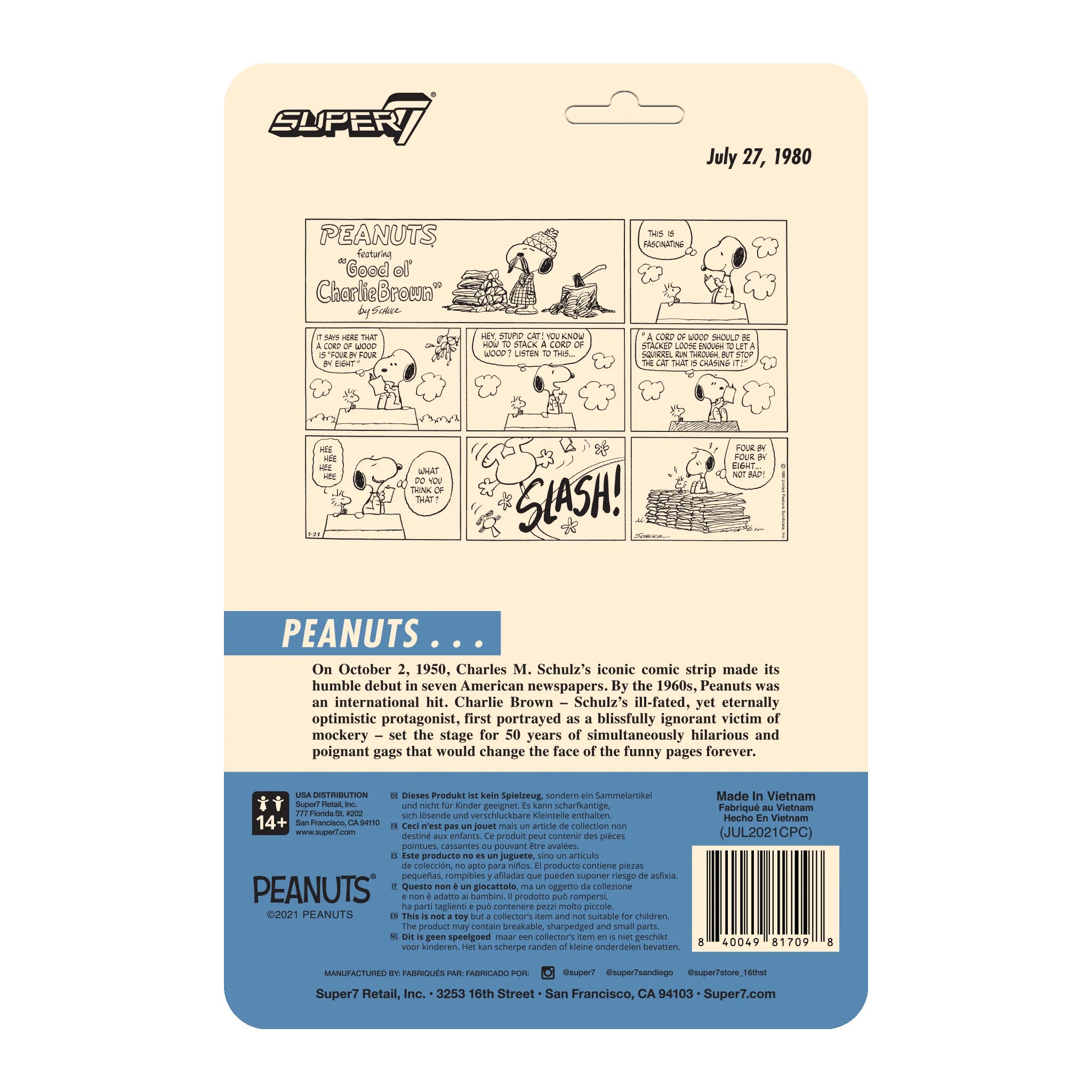 Peanuts Lumberjack Snoopy