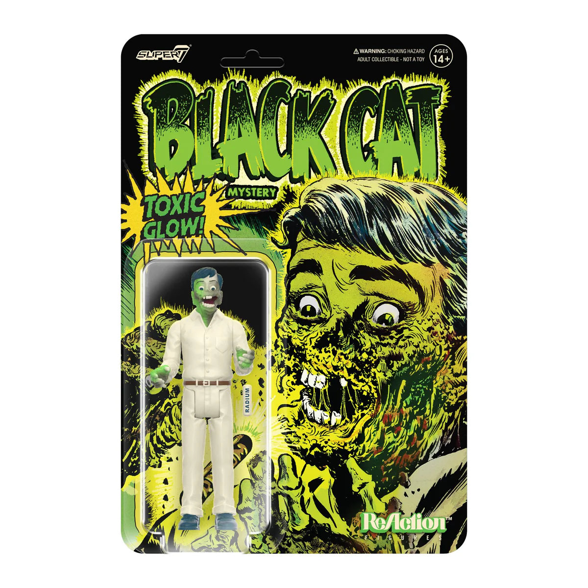 Pre-Code Horror ReAction W3 - Black Cat Mystery - Radium Man(Glow)