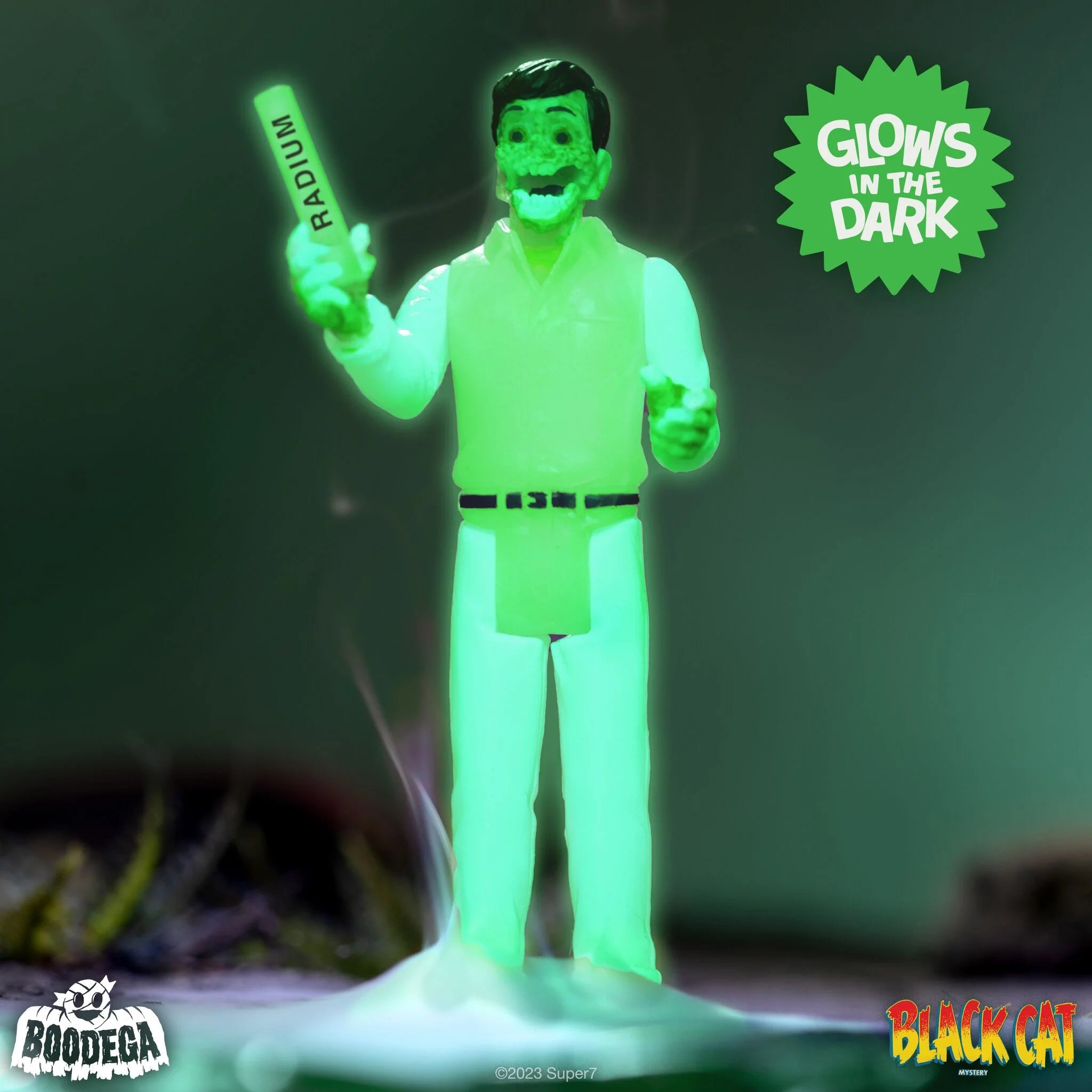 Pre-Code Horror ReAction W3 - Black Cat Mystery - Radium Man(Glow)