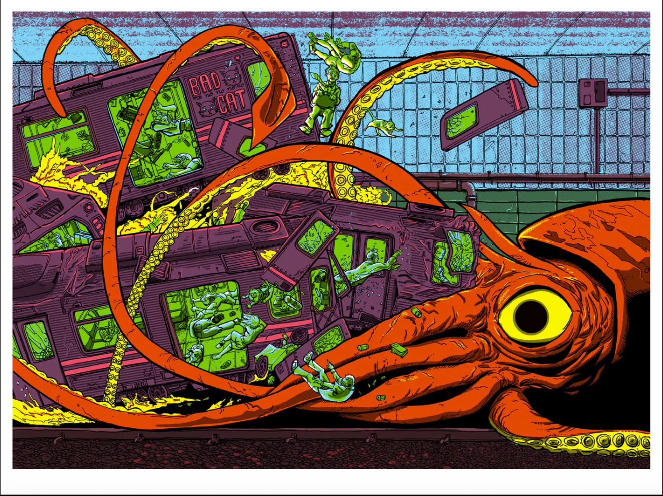 14th St. Station Squid by Tim Doyle
