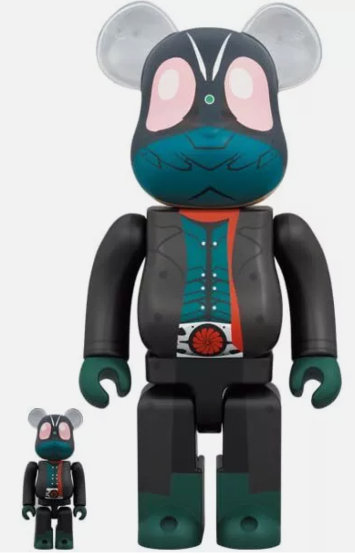 Kamen Rider Shin Kamen 100% and 400% Set BE@RBRICK