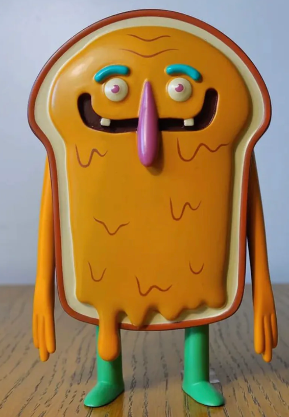 TARTINE: Peanut Butter Toast Edition by Nicolas Barrome Forgues x Martian Toys x Rlux Customs