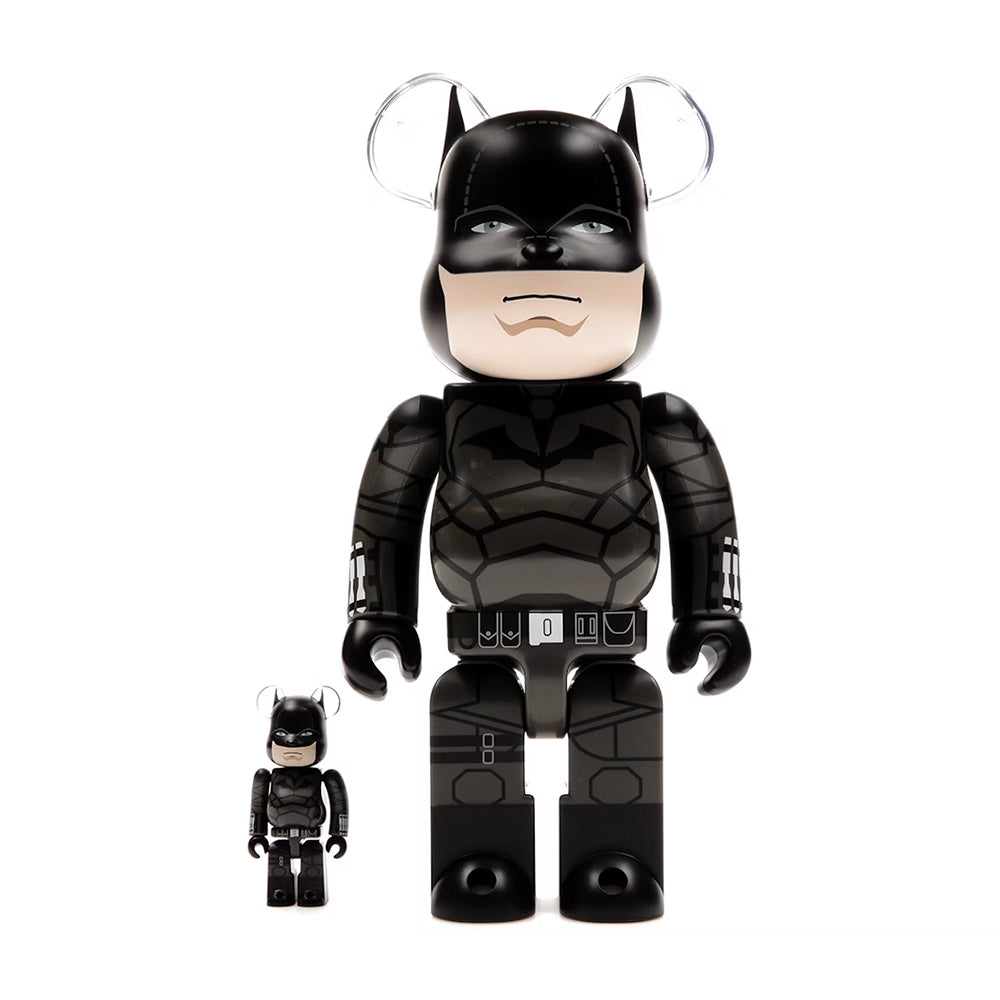 The Batman 100% and 400% Be@rbrick Set