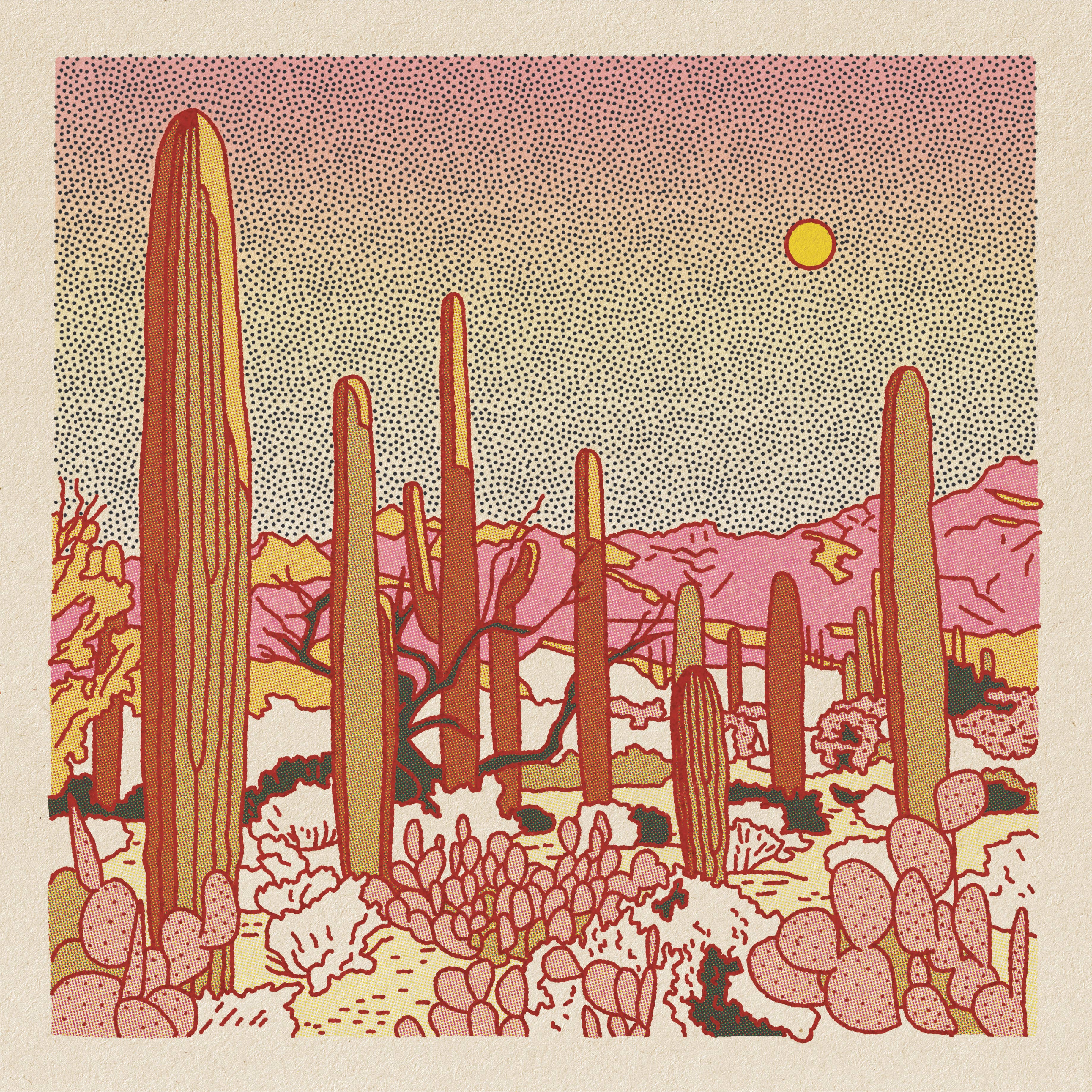 Desert Mountain #25 12"x12" Print