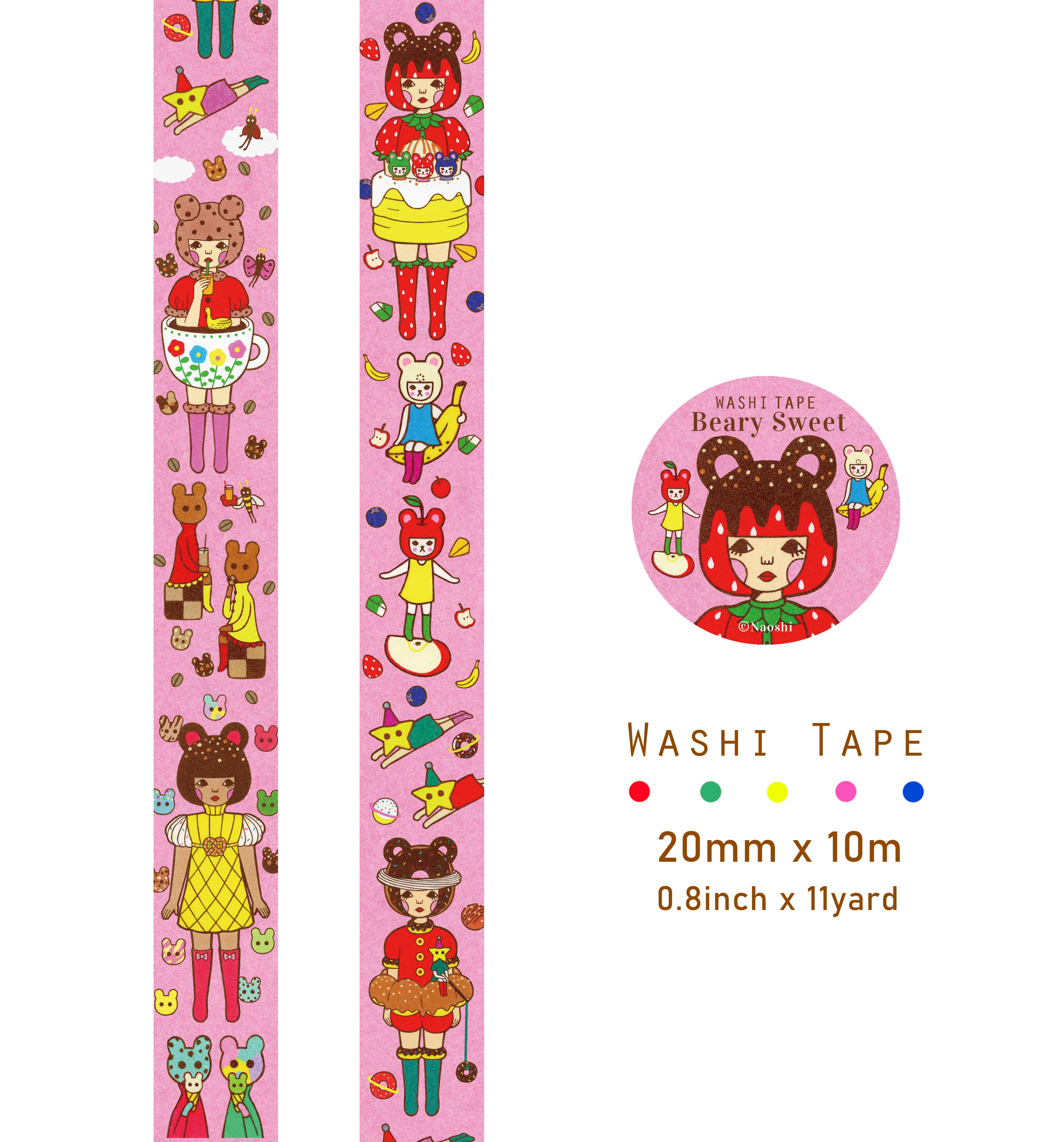 Beary Sweet (Washi Tape)