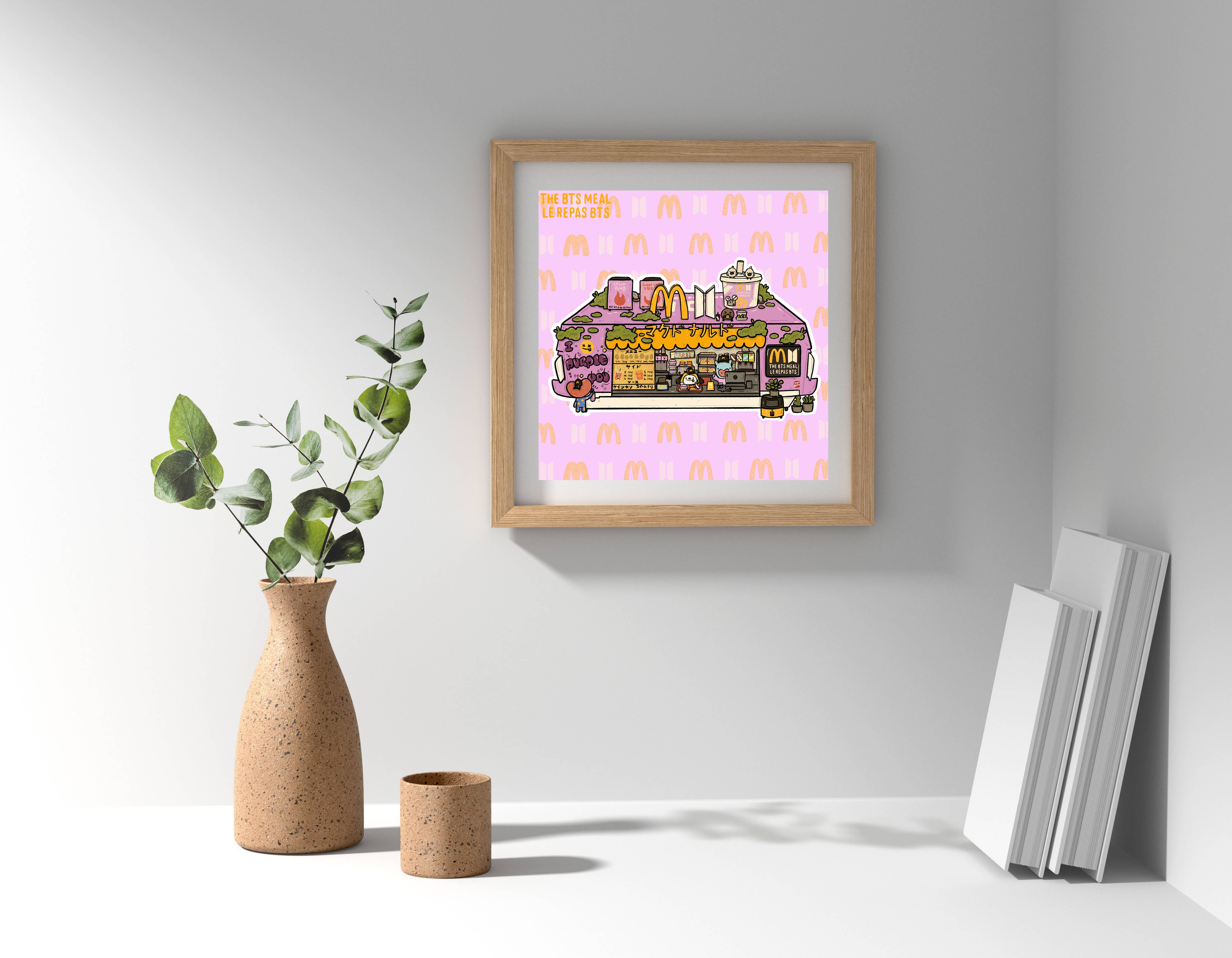 BTS Meal 8x8 Art Print