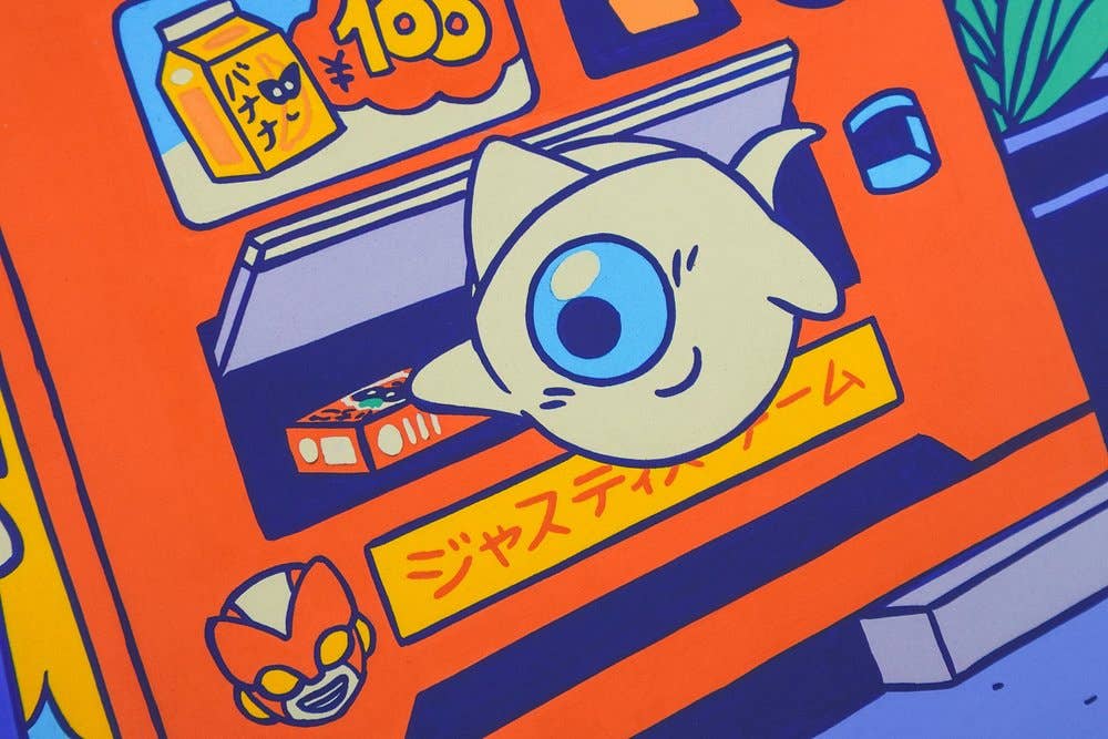 “Dinner in town 3" art print - Numbered limited edition