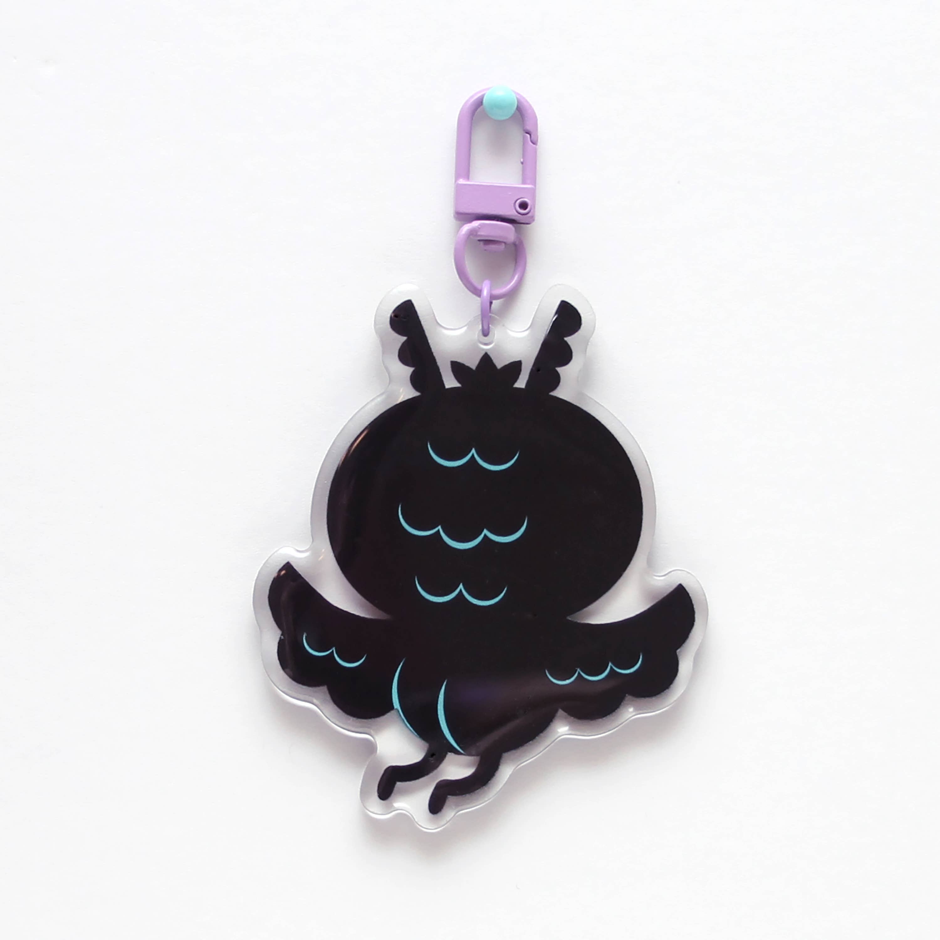 "Mothman" acrylic keychain