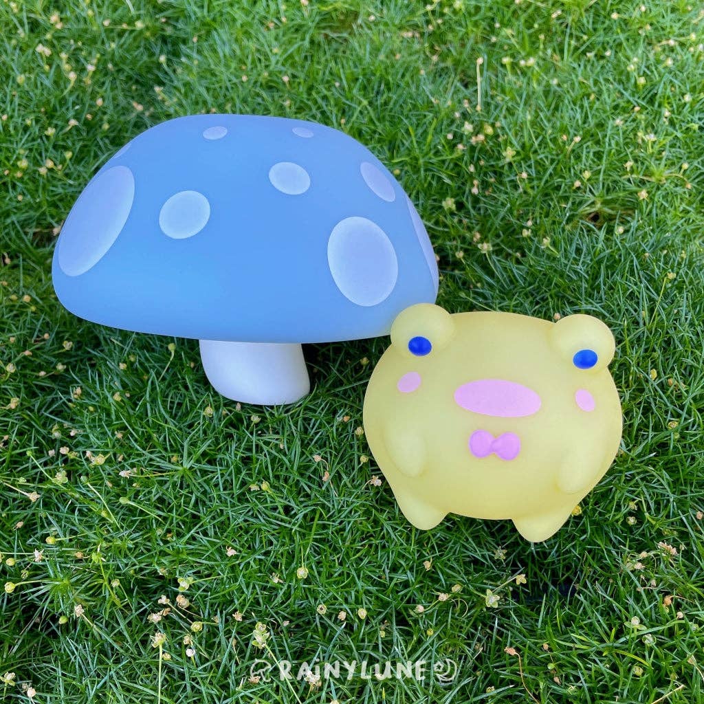 Frog Mushroom Coin Bank: Pink