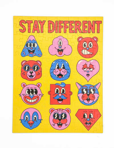 Stay Different Puzzle by Yeye Weller