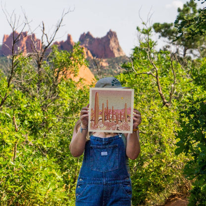 Desert Mountain #25 12"x12" Print