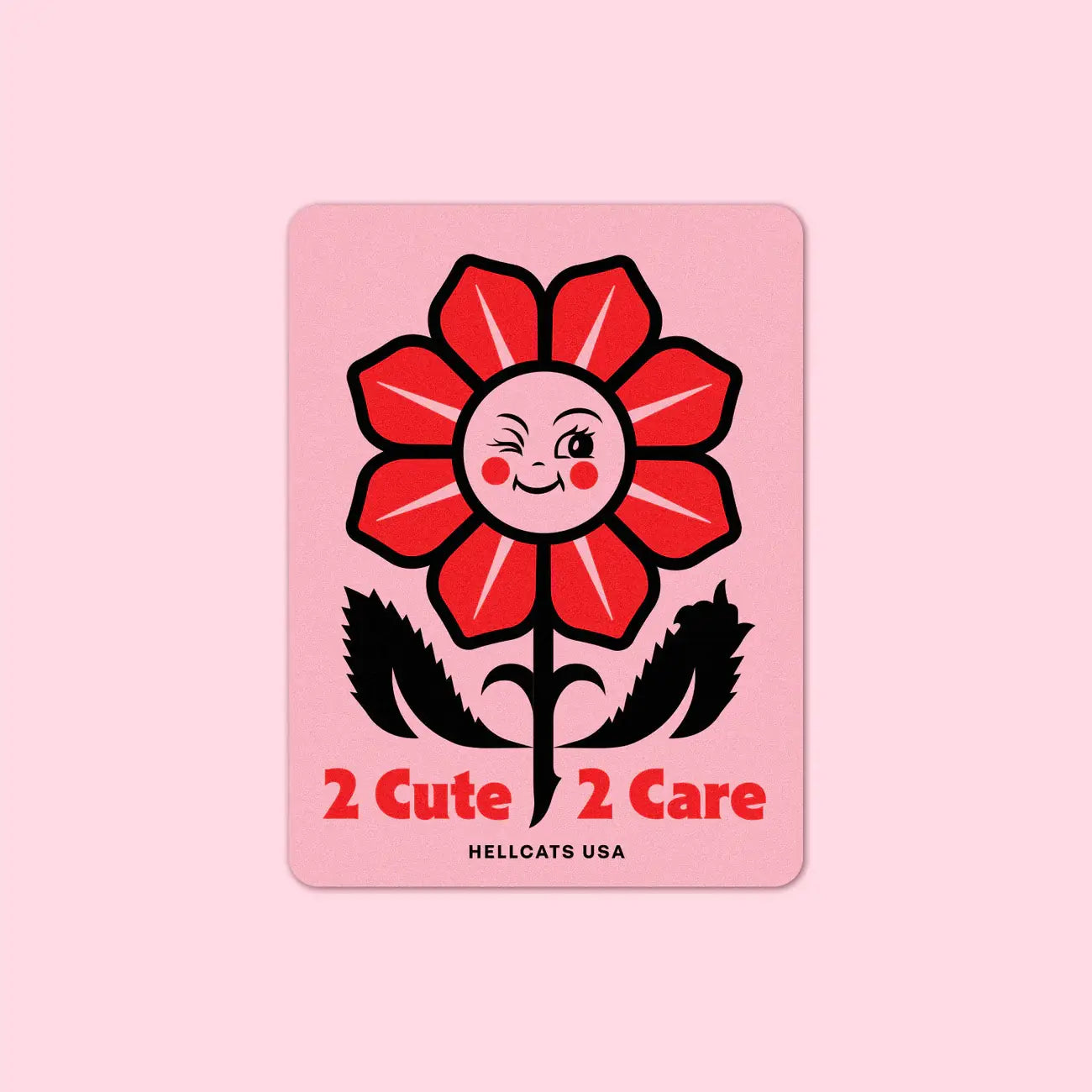 2 Cute 2 Care Sticker