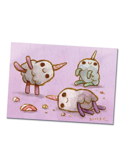 Unicorn Snacks Puzzle by Scott C.