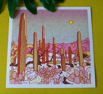 Desert Mountain #25 12"x12" Print