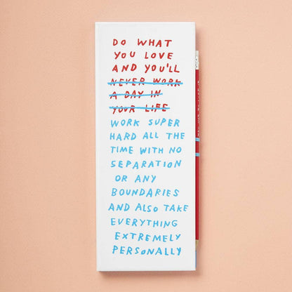 Work/Life Balance List Ledger