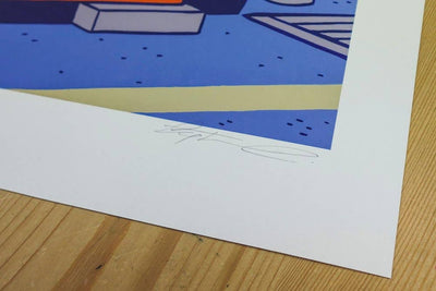 “Dinner in town 3" art print - Numbered limited edition