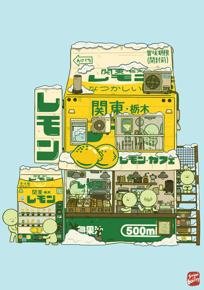 Smiski x Lemon Milk Postcard