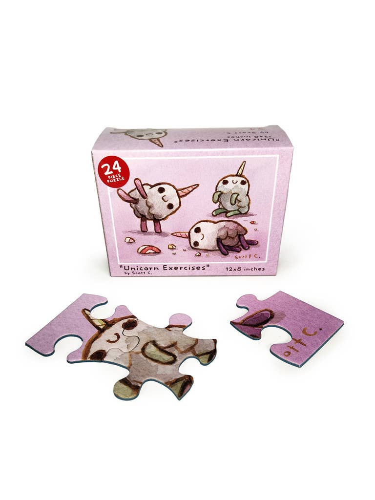 Unicorn Snacks 24 Piece Puzzle