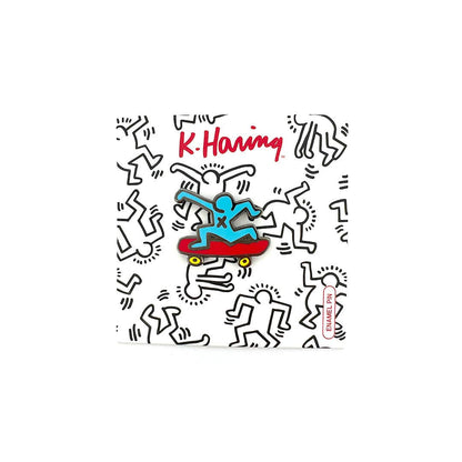 Keith Haring - Skateboarder Pin