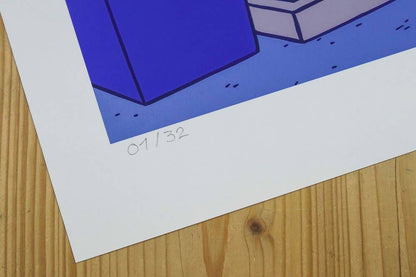“Dinner in town 3" art print - Numbered limited edition