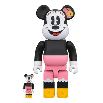 BOX LUNCH MINNIE MOUSE 100% and 400% Be@rbrick Set