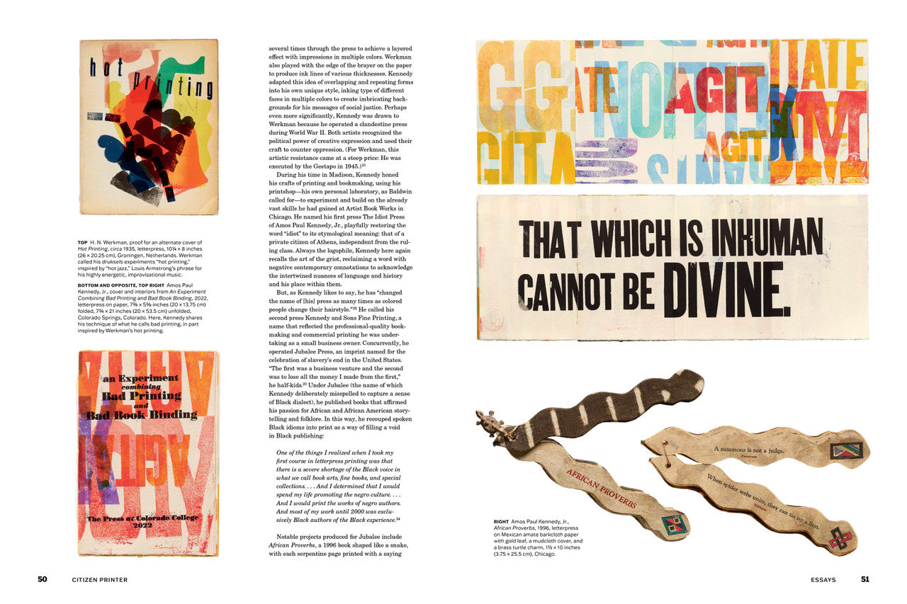 Amos Paul Kennedy, Jr.: Citizen Printer