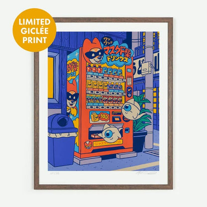 “Dinner in town 3" art print - Numbered limited edition