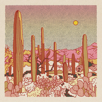 Desert Mountain #25 12"x12" Print