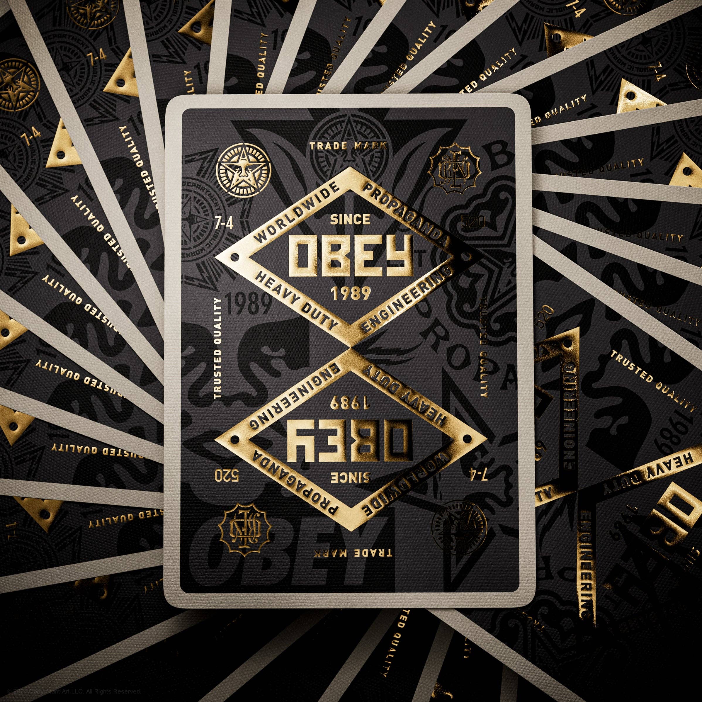 OBEY Playing Cards: Collage