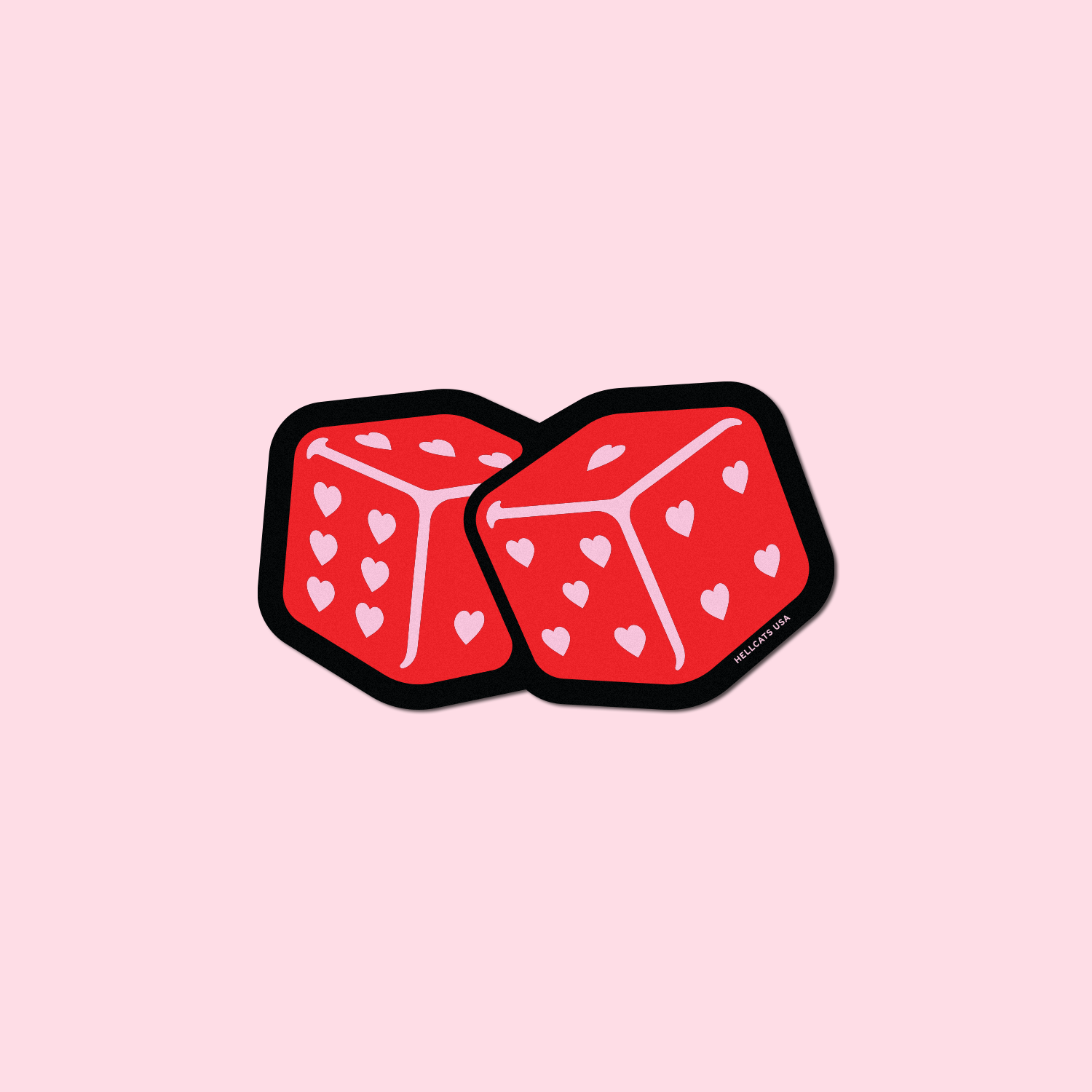 Dice Sticker- Red