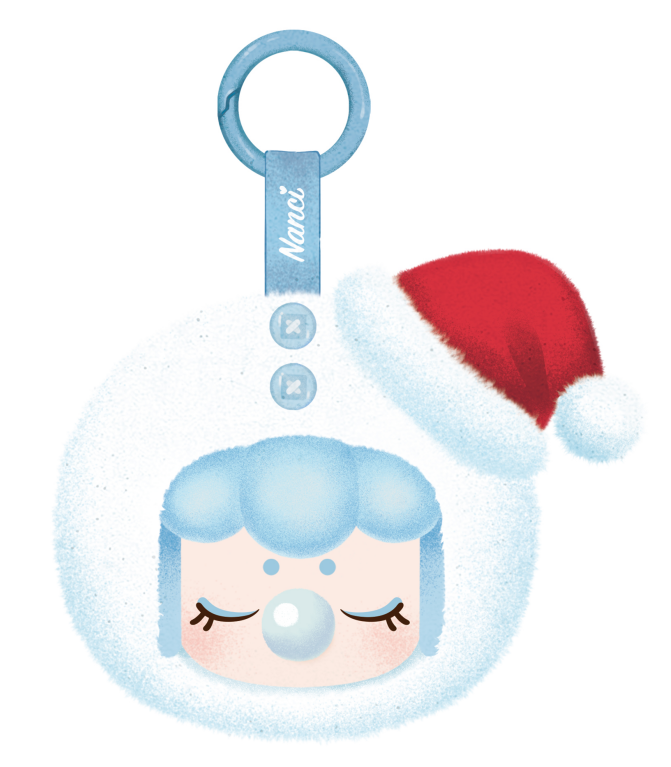 Nanci's Christmas Gift Plush Pendant