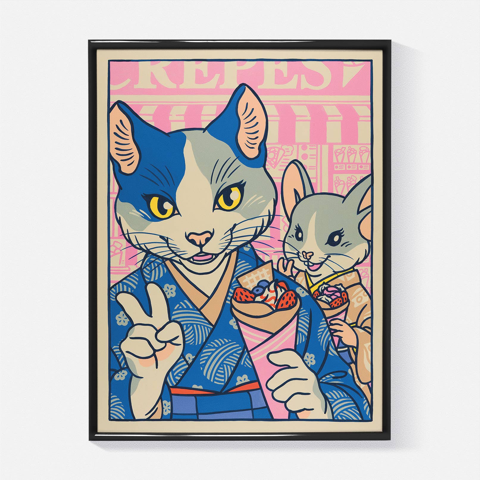 “Afternoon in Harajuku” poster