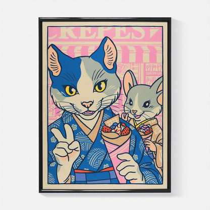 “Afternoon in Harajuku” poster