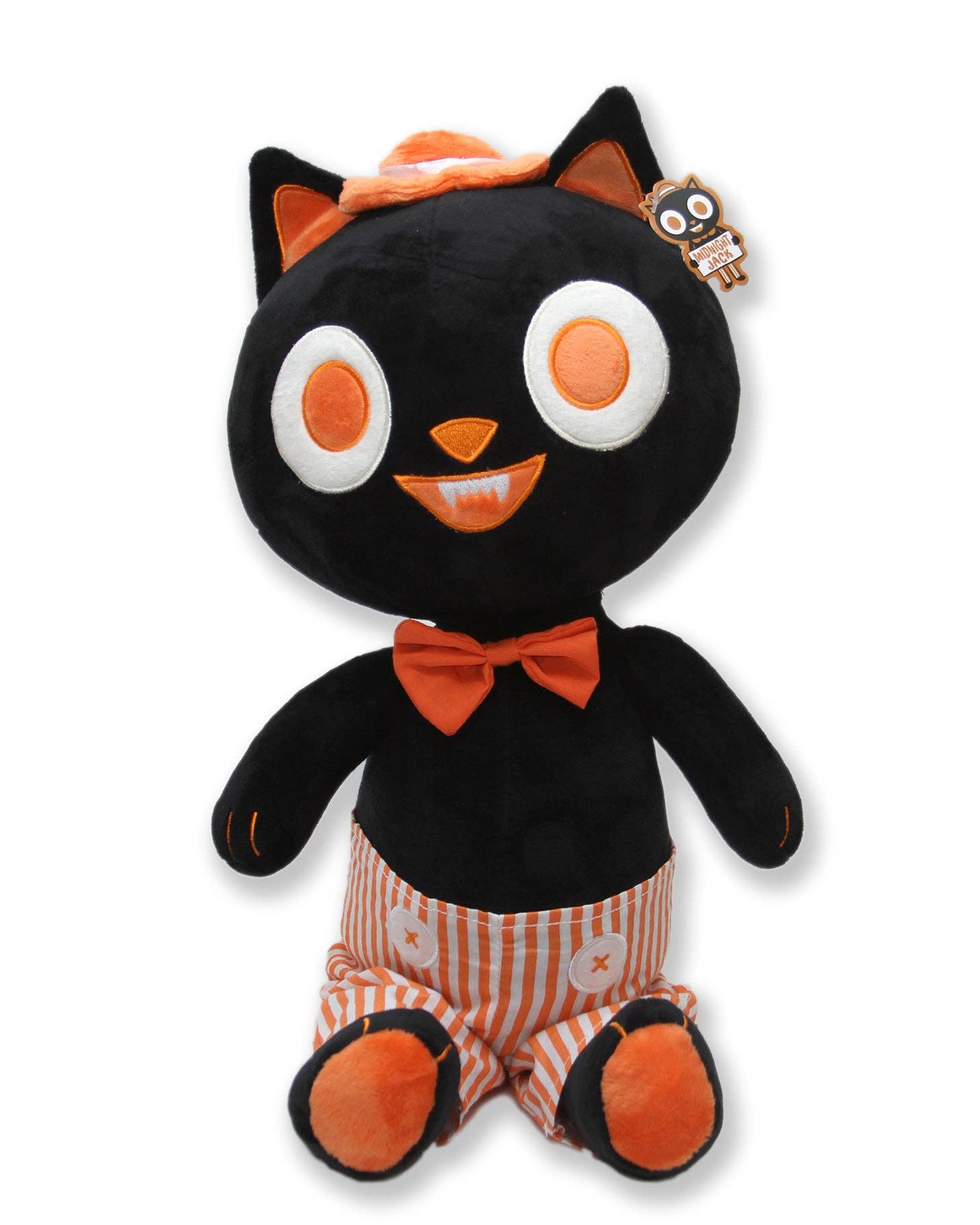 "Midnight Jack" Halloween cat plush