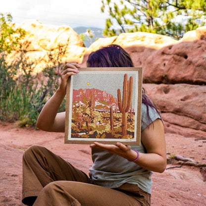 Superstition Mountains 12"x12" Print
