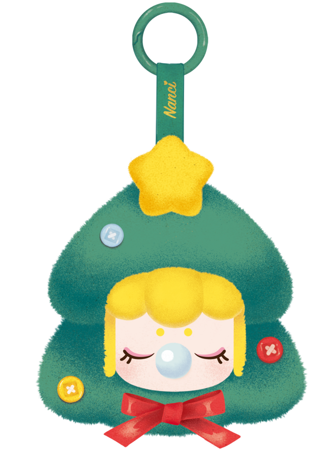 Nanci's Christmas Gift Plush Pendant