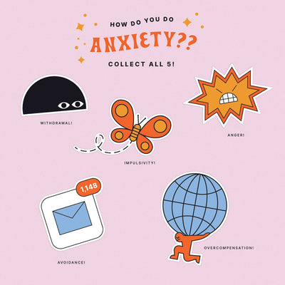 Anger: An Anxiety Language Sticker